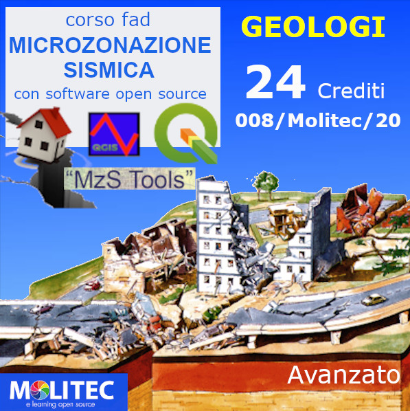 Microzonazione Sismica tramite software open source - Advanced - 24 ore